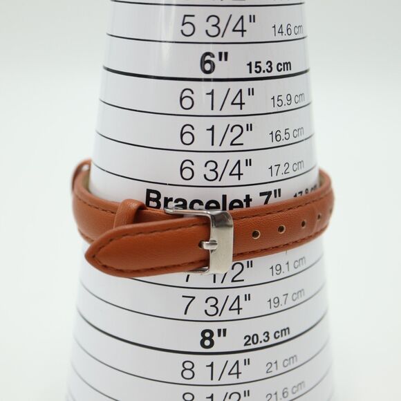 Carriage by Timex Classic Dress Watch 30mm Non Indiglo Two Tone Brown Leather - Picture 4 of 14